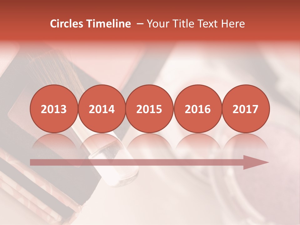 Make Up Products PowerPoint Template