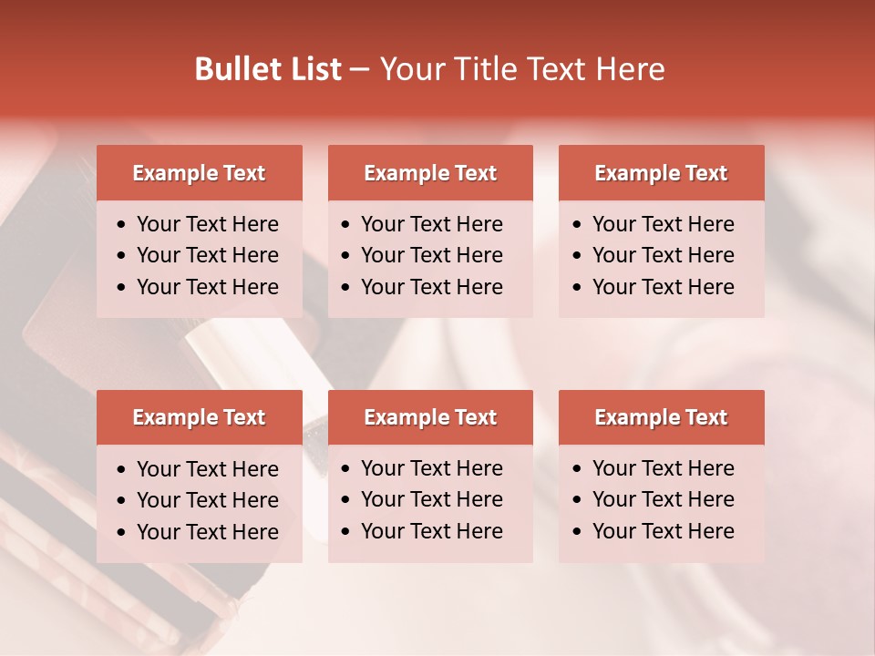 Make Up Products PowerPoint Template