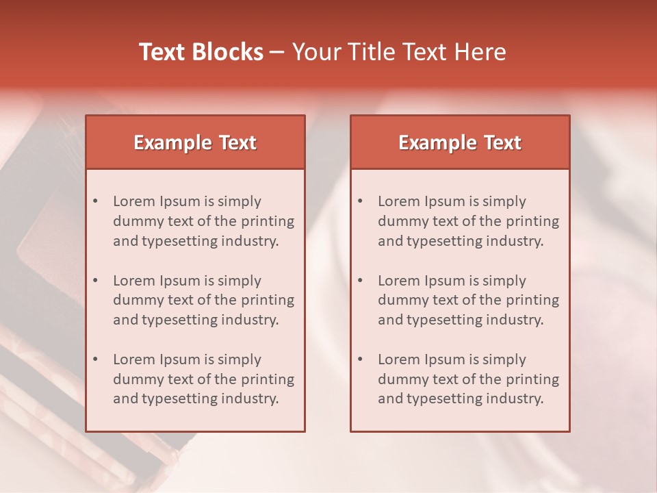 Make Up Products PowerPoint Template