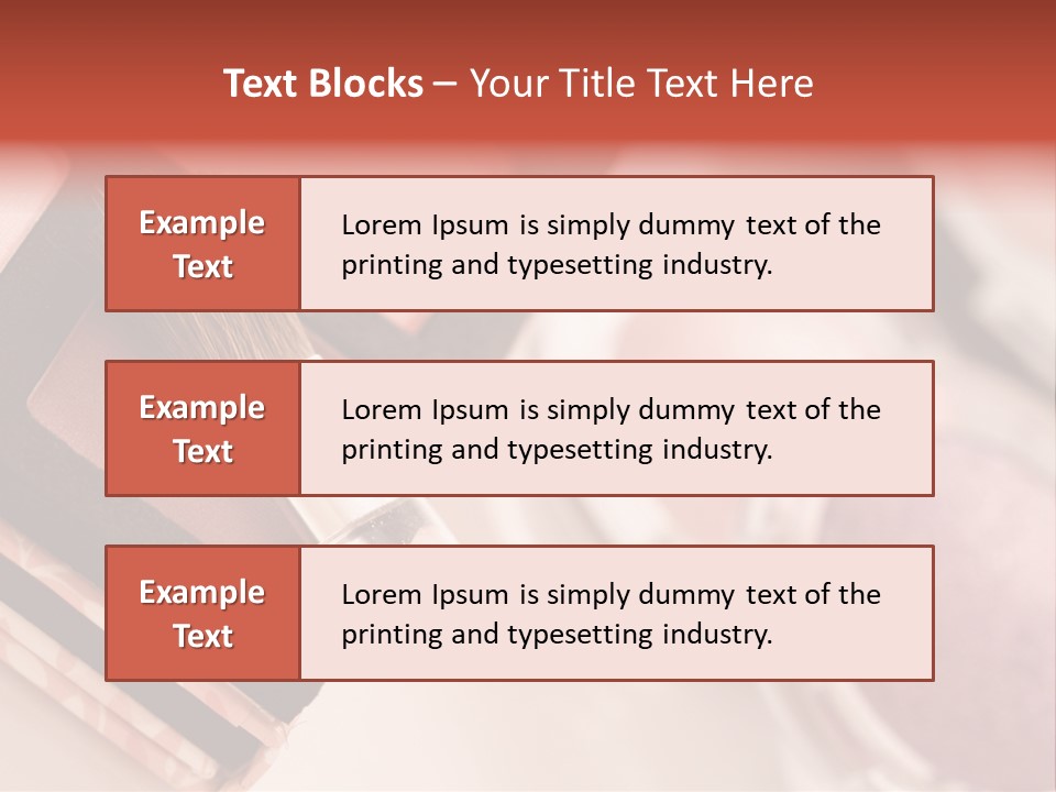 Make Up Products PowerPoint Template