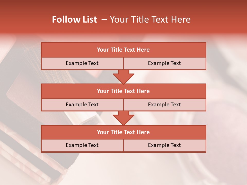 Make Up Products PowerPoint Template