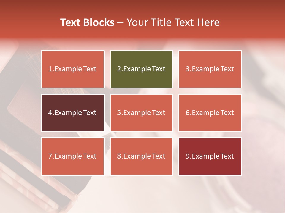 Make Up Products PowerPoint Template