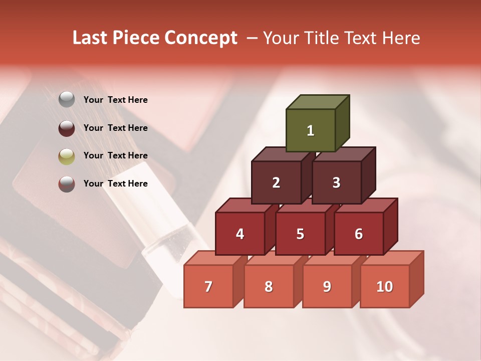 Make Up Products PowerPoint Template