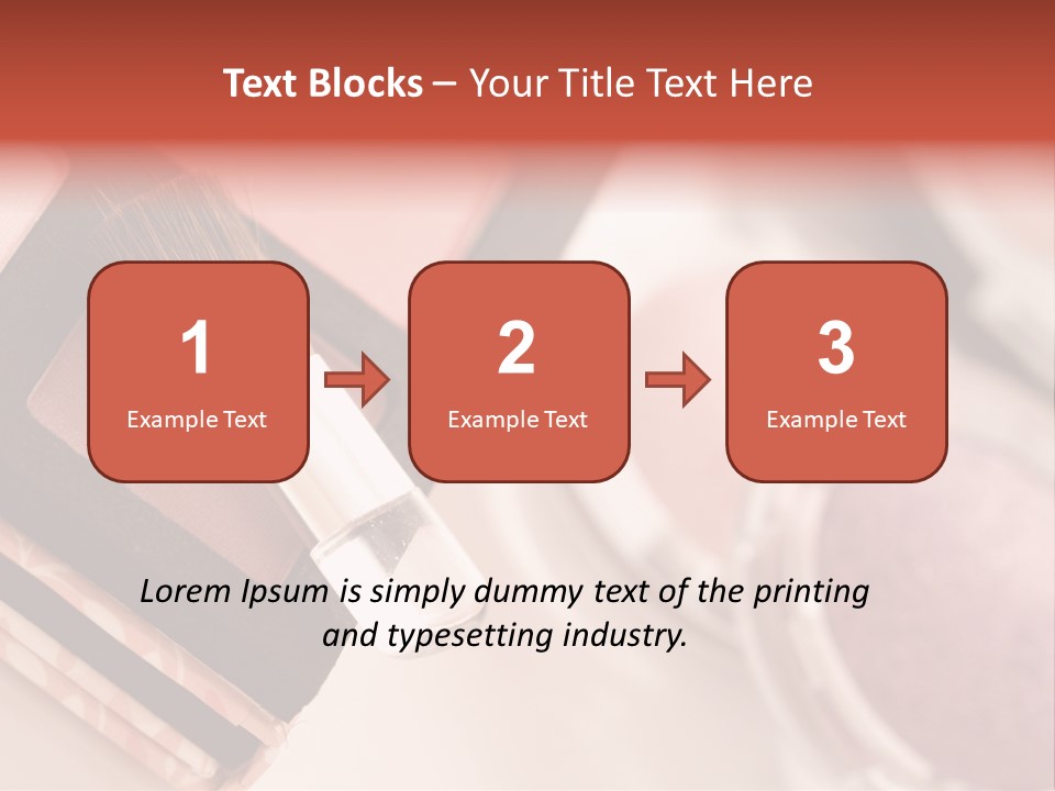 Make Up Products PowerPoint Template