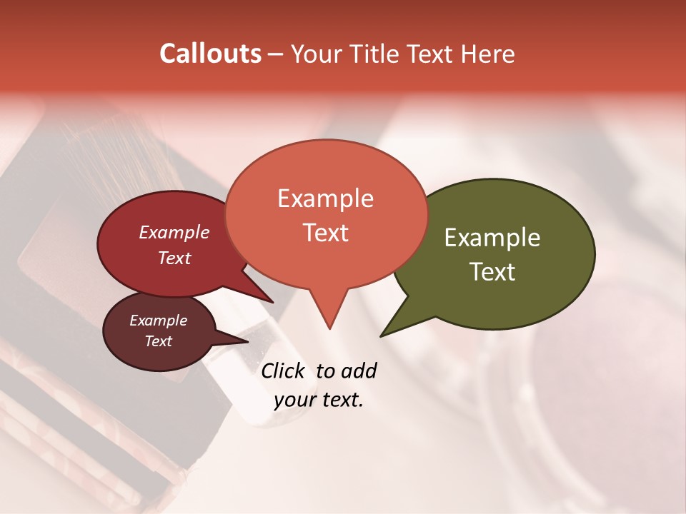 Make Up Products PowerPoint Template