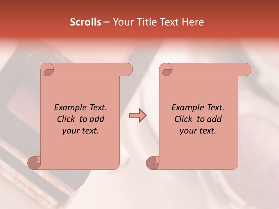 Make Up Products PowerPoint Template