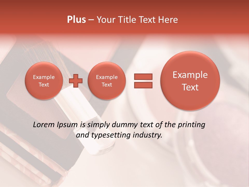 Make Up Products PowerPoint Template