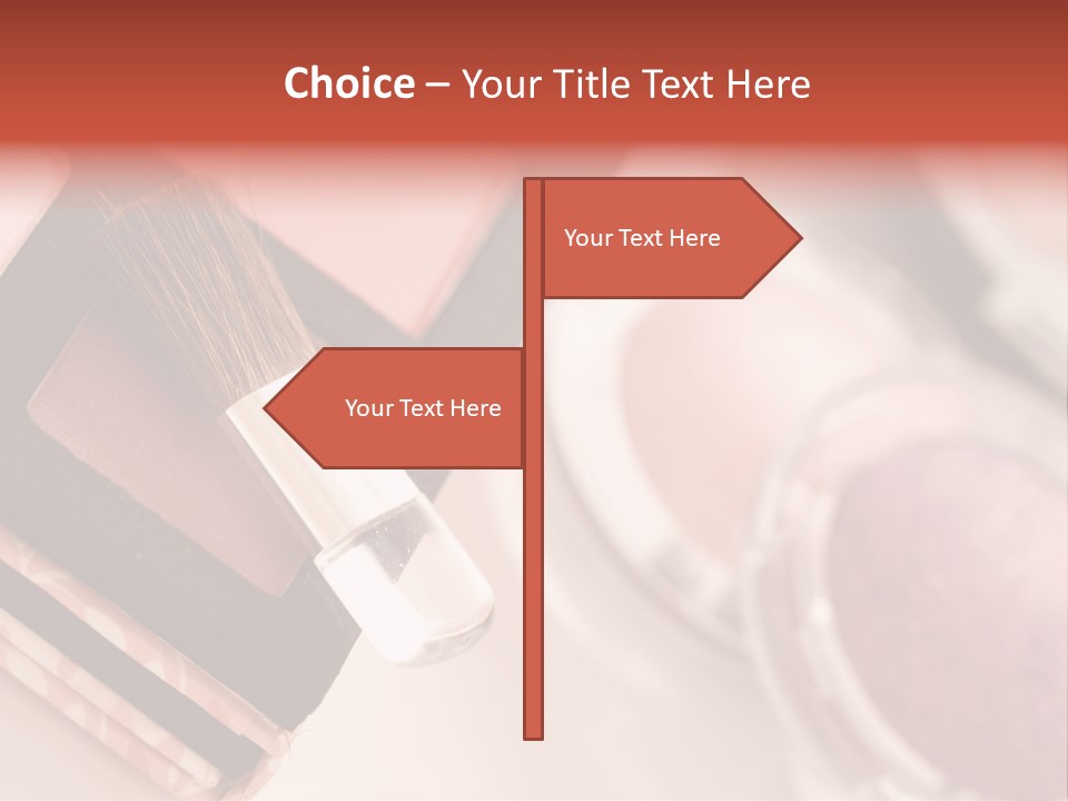 Make Up Products PowerPoint Template