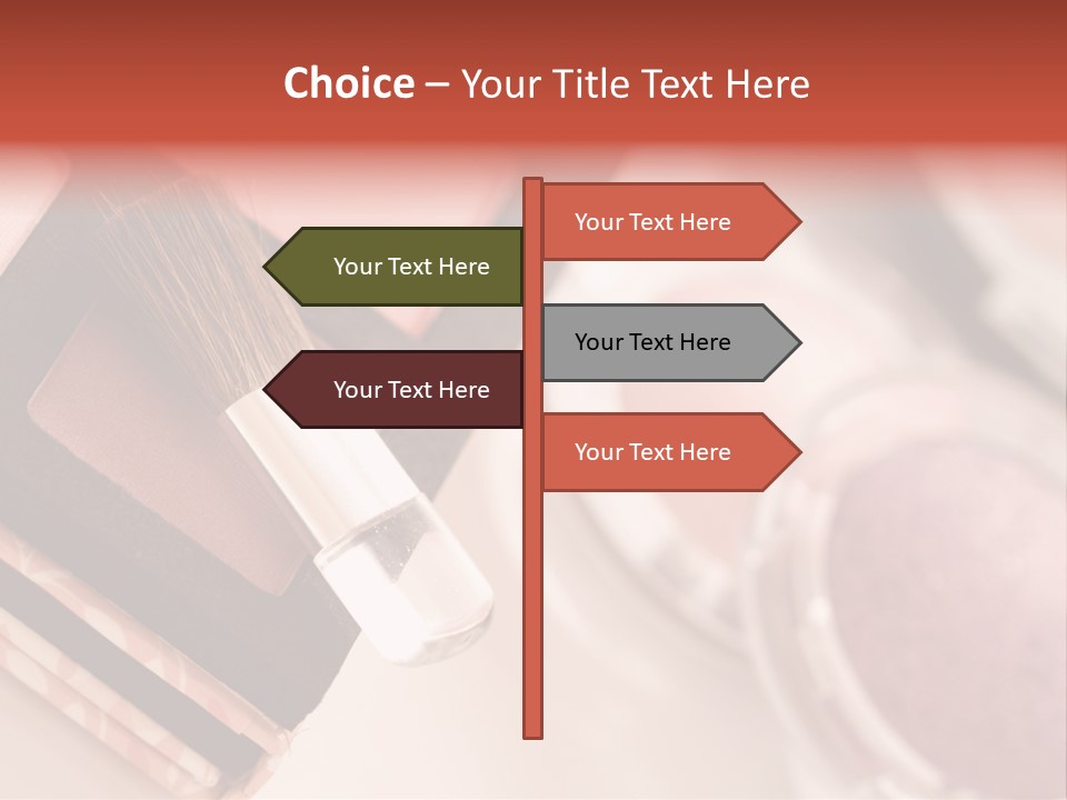 Make Up Products PowerPoint Template