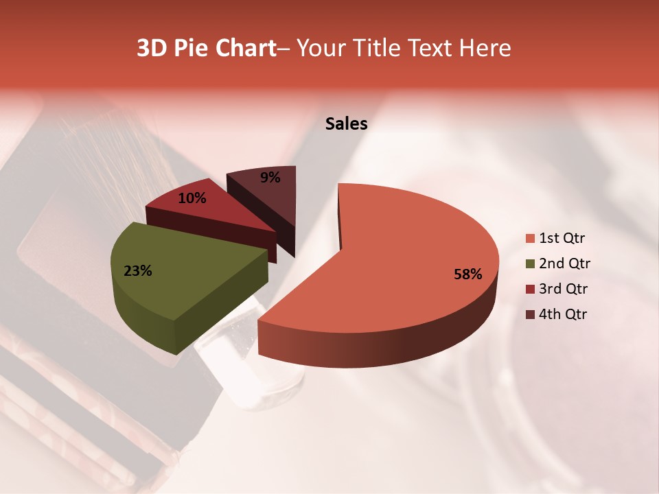 Make Up Products PowerPoint Template