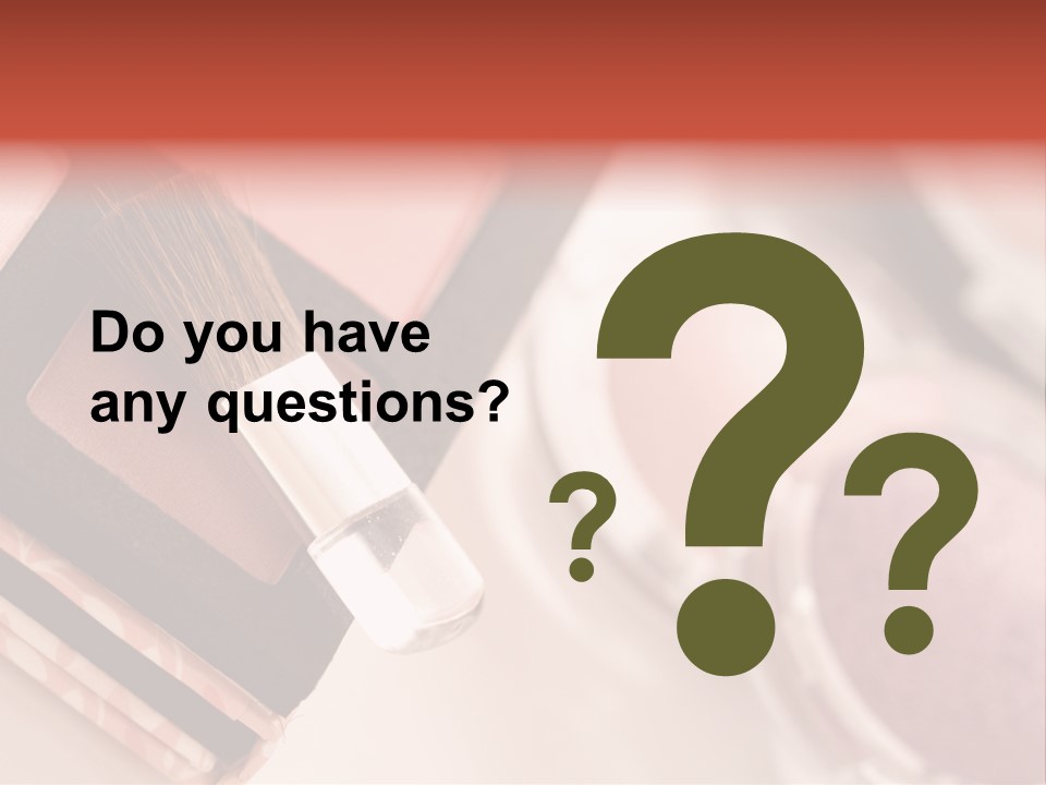 Make Up Products PowerPoint Template