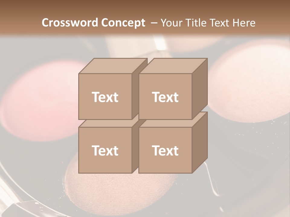 Makeup Products PowerPoint Template