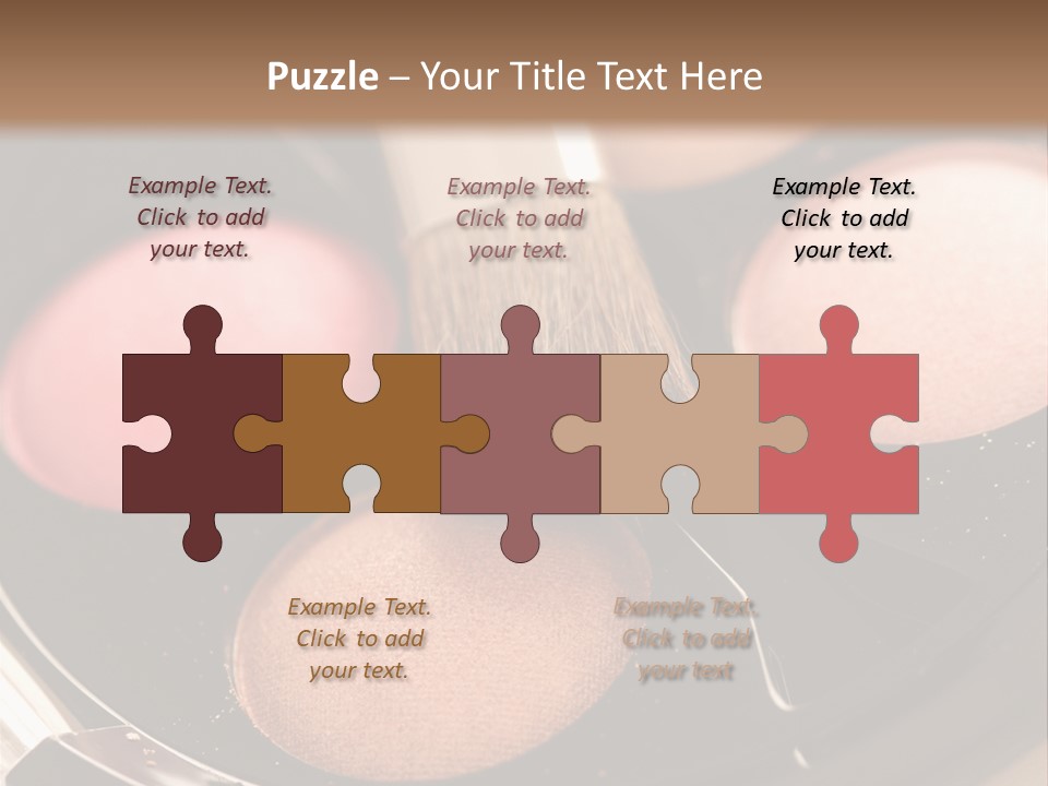 Makeup Products PowerPoint Template