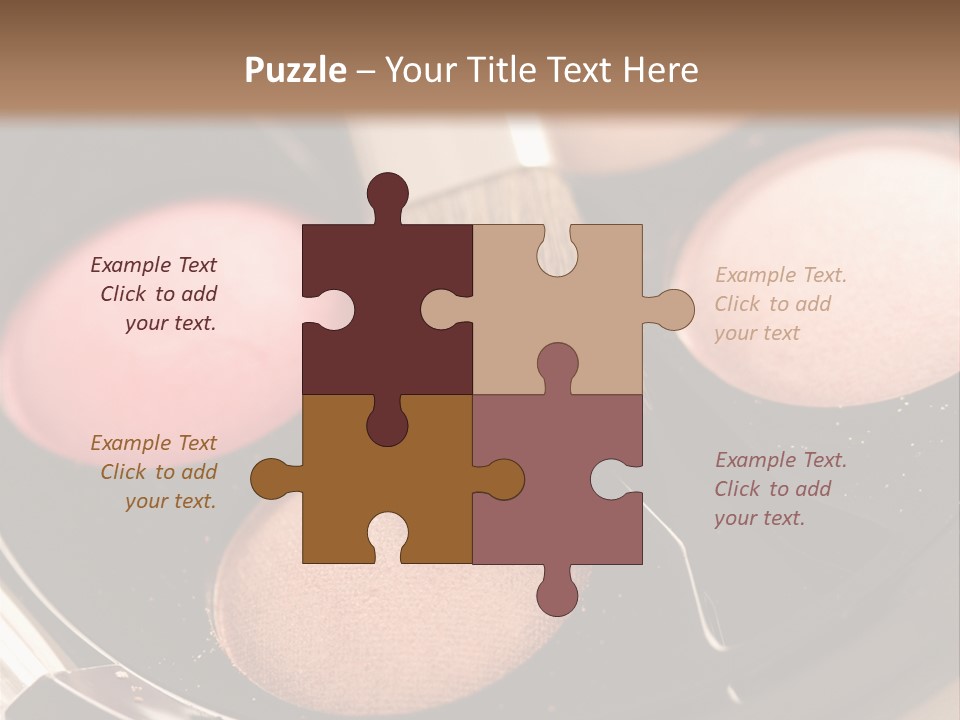 Makeup Products PowerPoint Template