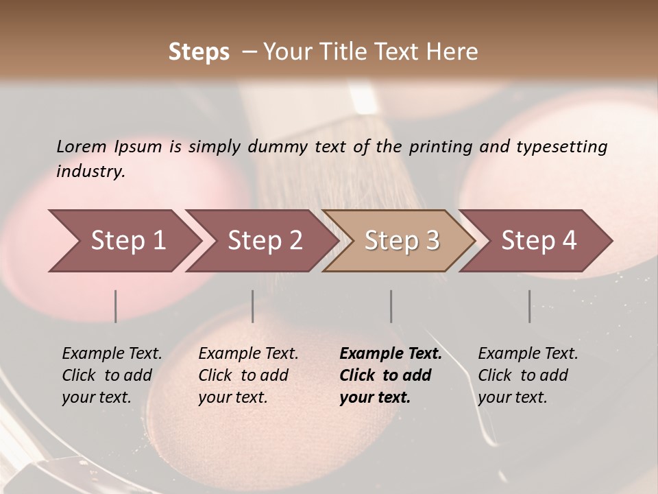 Makeup Products PowerPoint Template