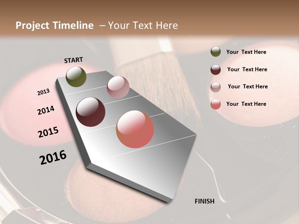Makeup Products PowerPoint Template