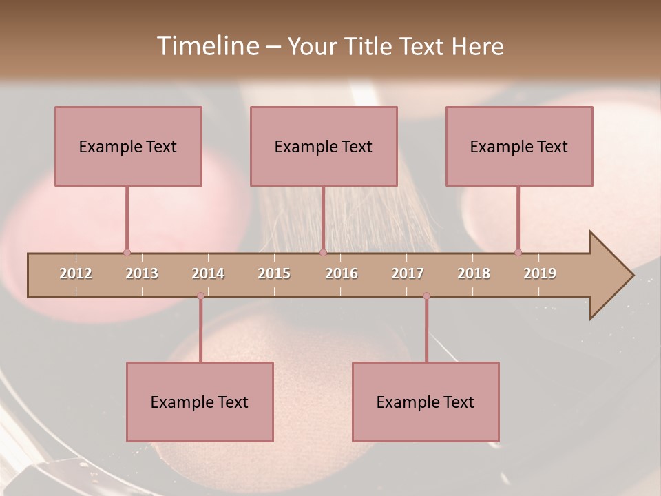 Makeup Products PowerPoint Template