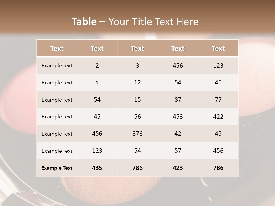Makeup Products PowerPoint Template