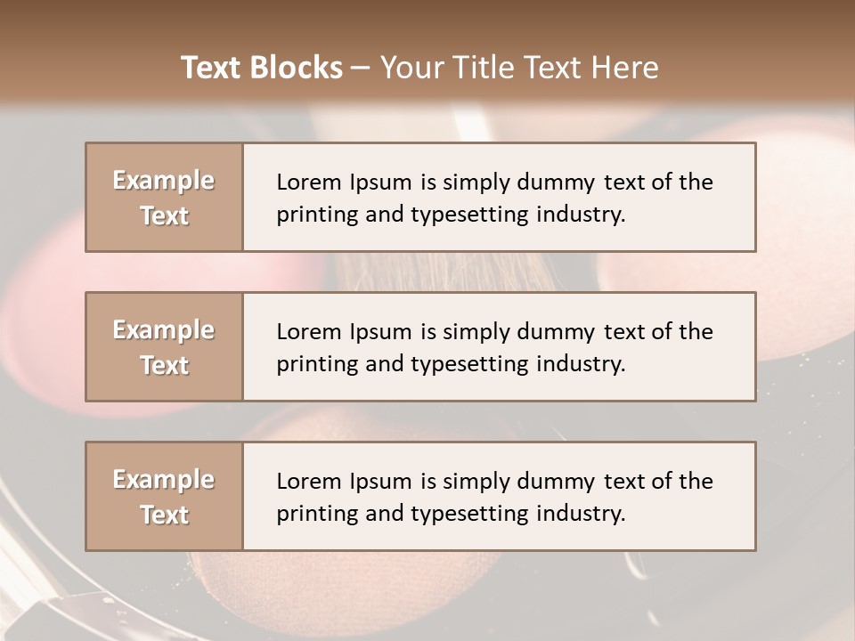Makeup Products PowerPoint Template