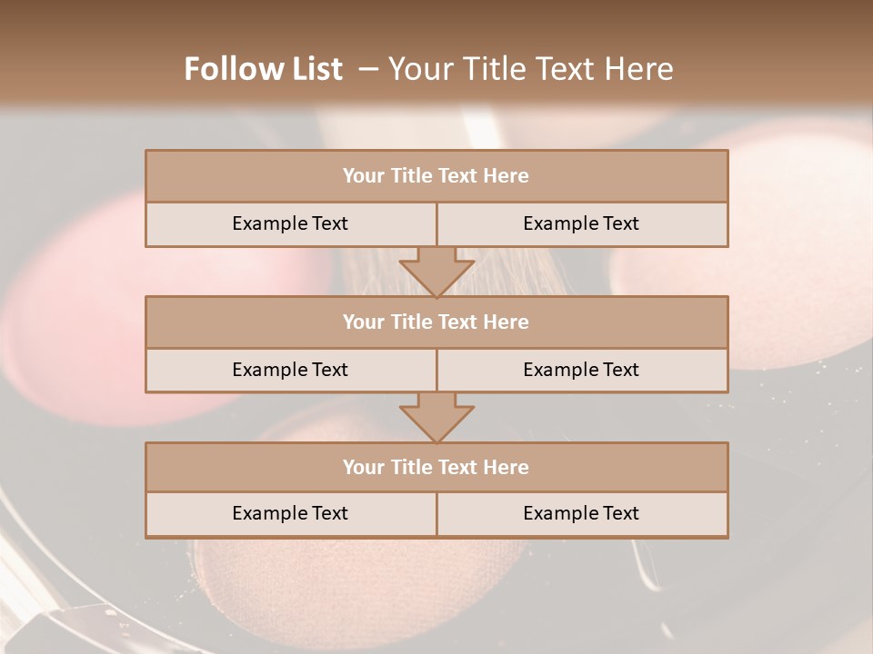 Makeup Products PowerPoint Template