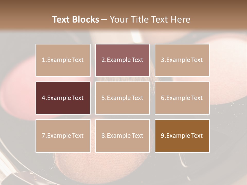 Makeup Products PowerPoint Template