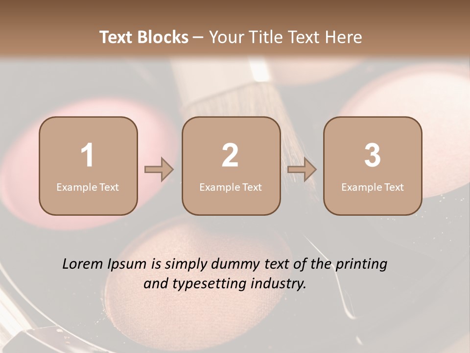 Makeup Products PowerPoint Template