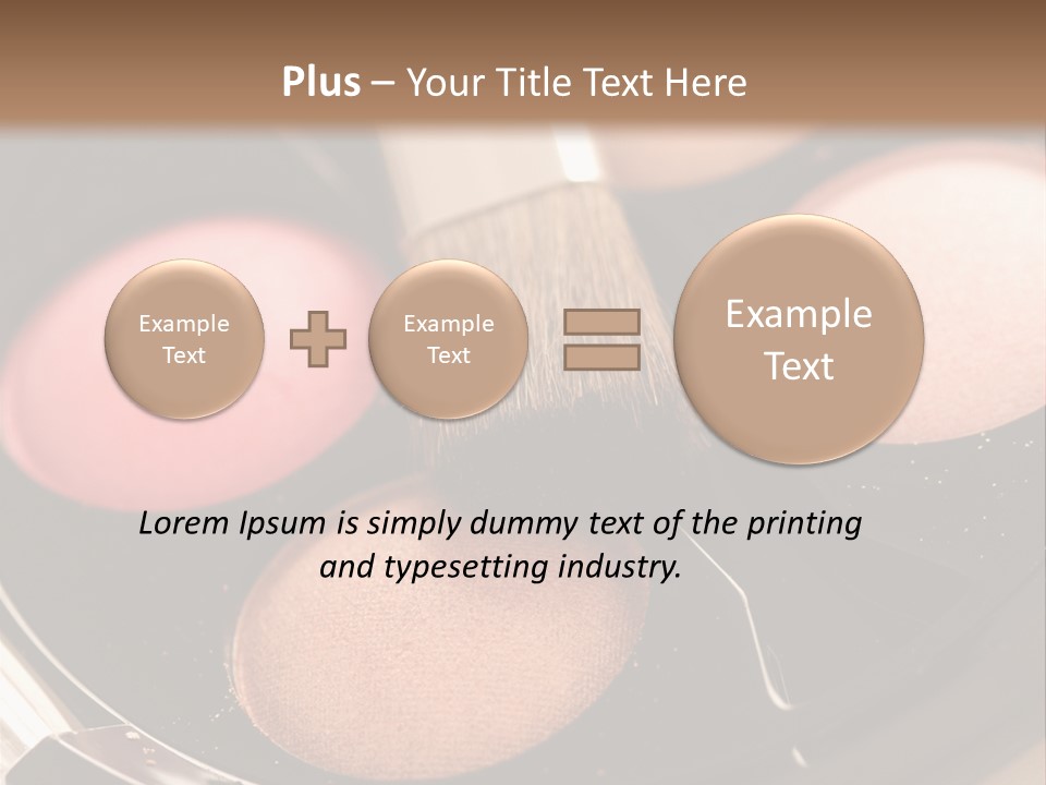 Makeup Products PowerPoint Template