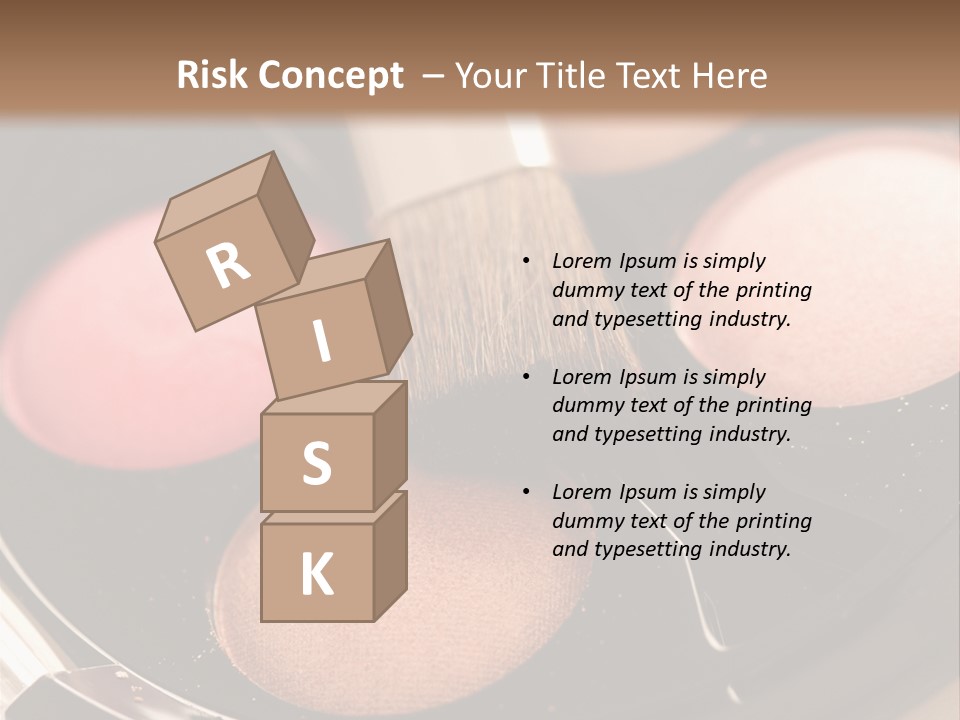 Makeup Products PowerPoint Template