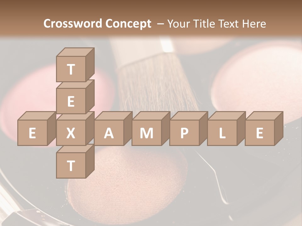 Makeup Products PowerPoint Template