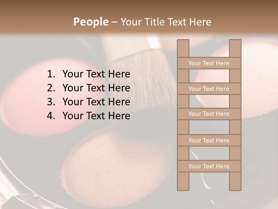 Makeup Products PowerPoint Template