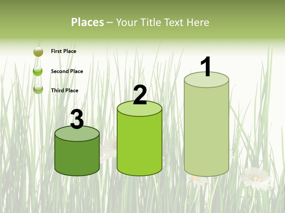 Flower Sprout Isolated PowerPoint Template