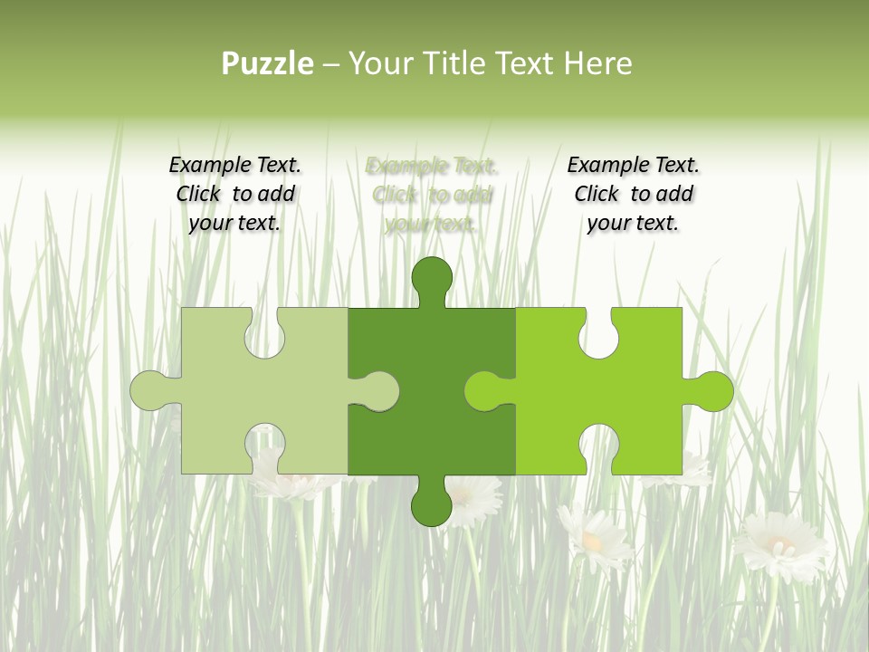 Flower Sprout Isolated PowerPoint Template