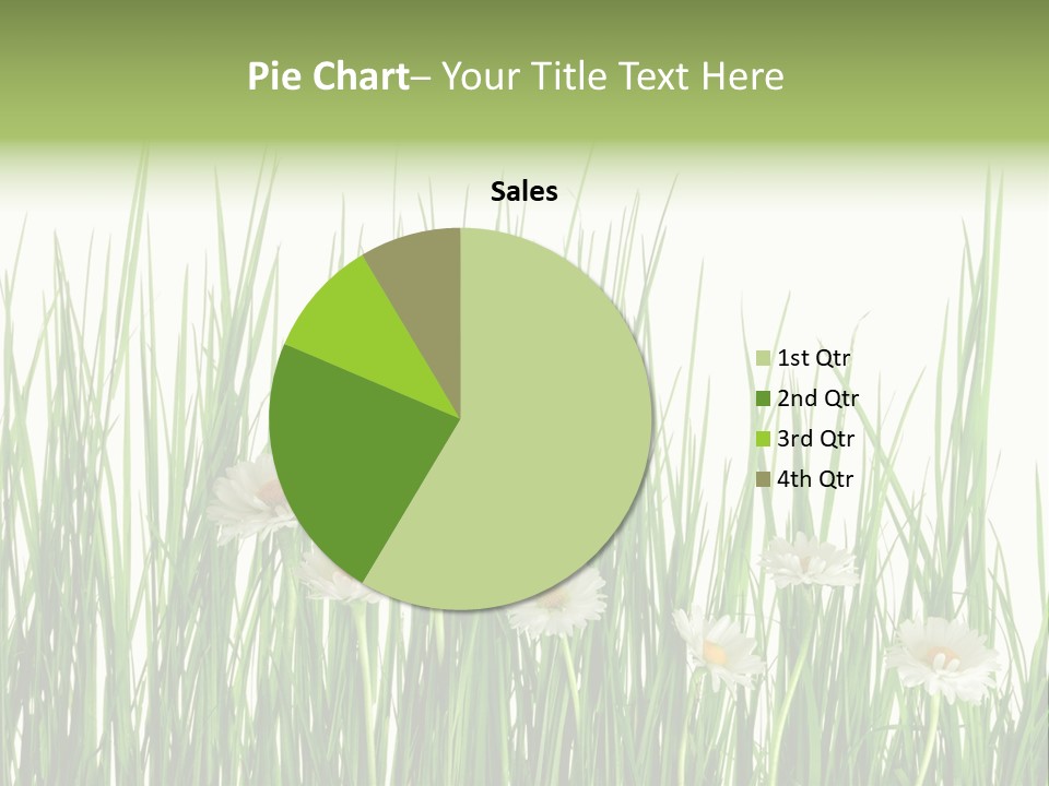 Flower Sprout Isolated PowerPoint Template