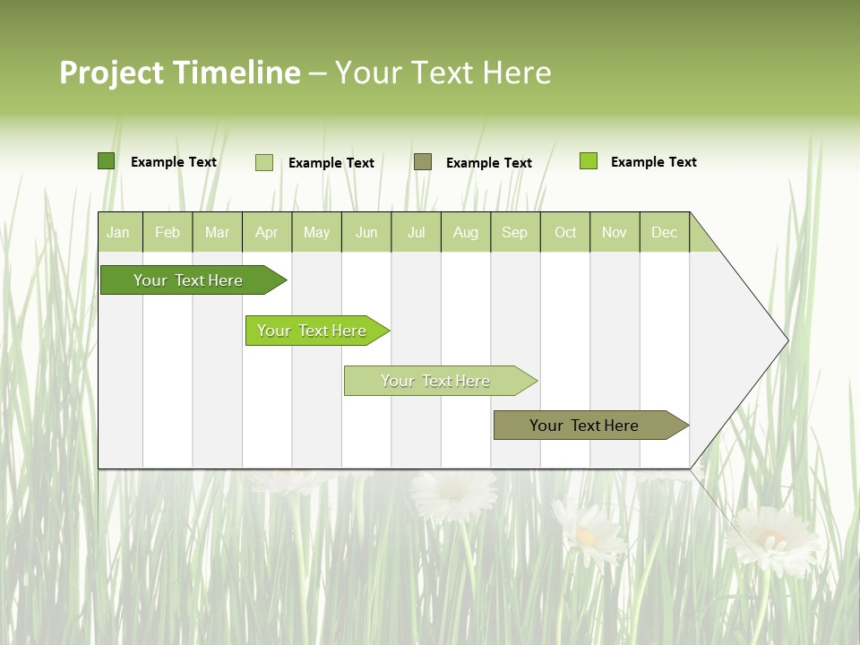 Flower Sprout Isolated PowerPoint Template