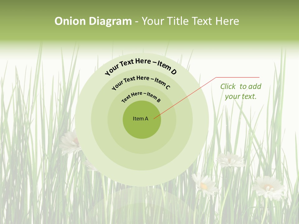 Flower Sprout Isolated PowerPoint Template