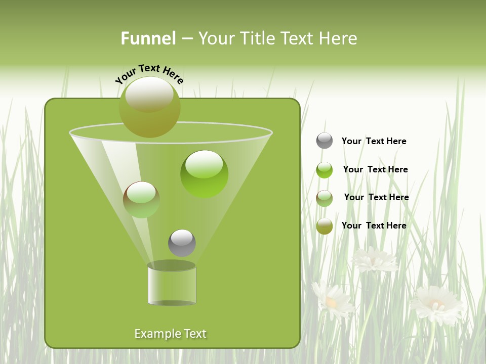 Flower Sprout Isolated PowerPoint Template