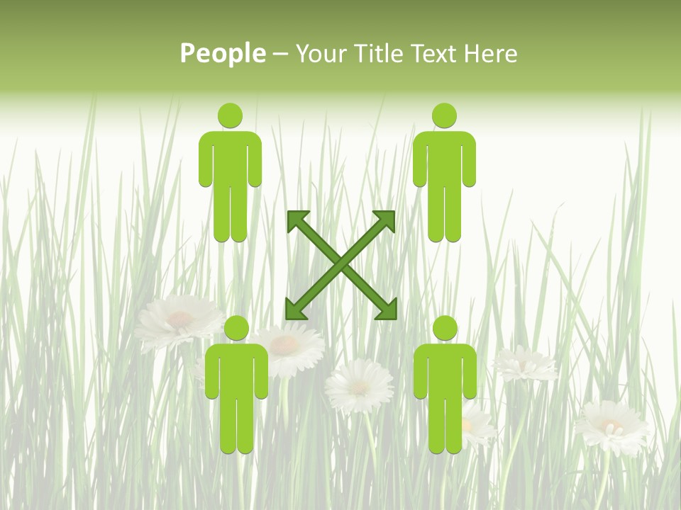 Flower Sprout Isolated PowerPoint Template