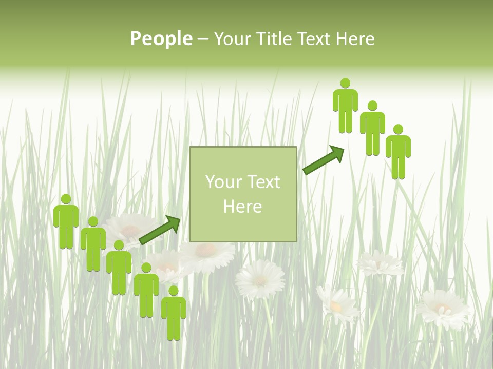 Flower Sprout Isolated PowerPoint Template