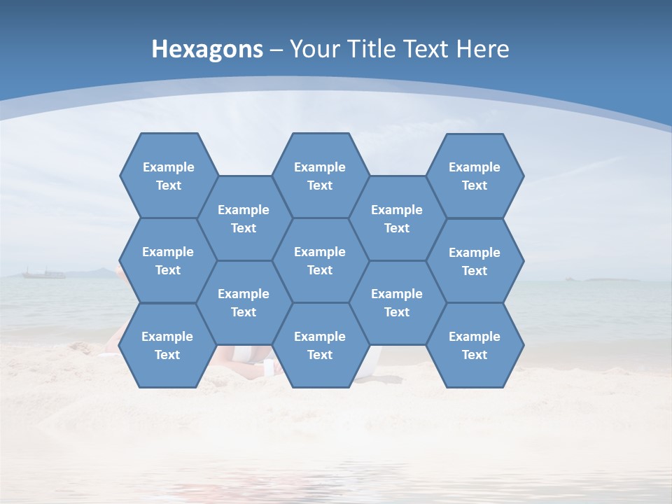 Summer Woman Beach PowerPoint Template