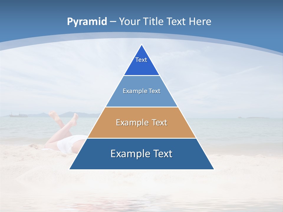 Summer Woman Beach PowerPoint Template