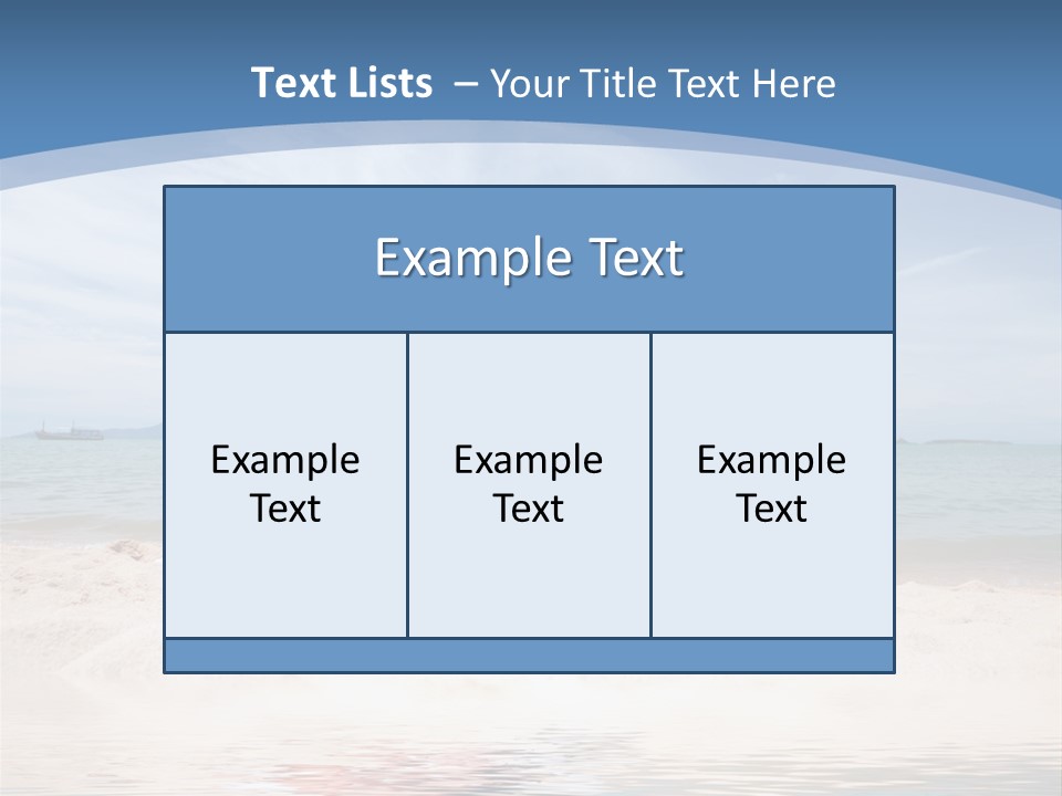 Summer Woman Beach PowerPoint Template
