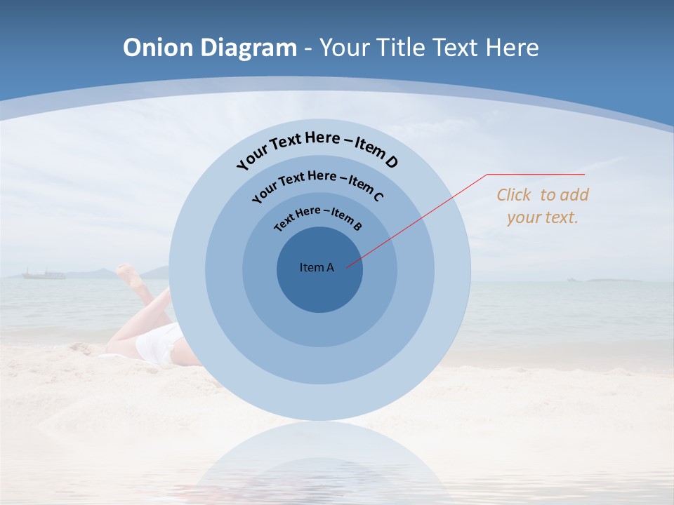 Summer Woman Beach PowerPoint Template