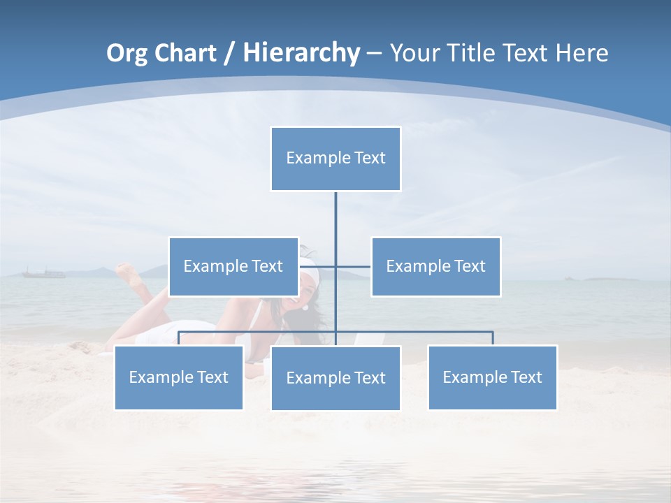 Summer Woman Beach PowerPoint Template