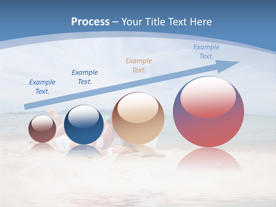 Summer Woman Beach PowerPoint Template