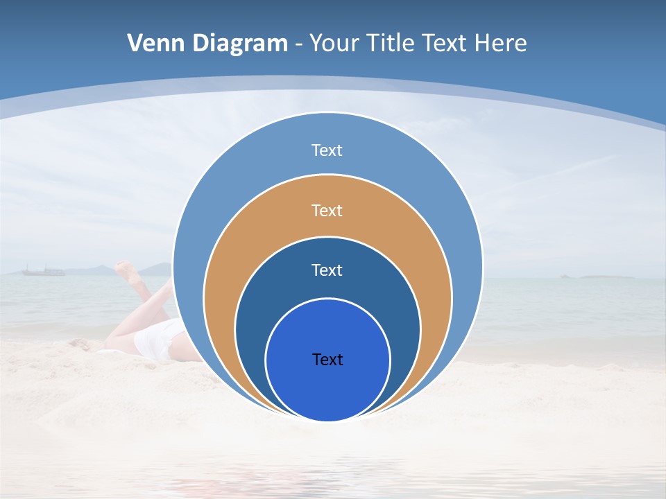 Summer Woman Beach PowerPoint Template