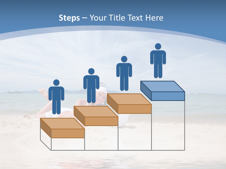 Summer Woman Beach PowerPoint Template