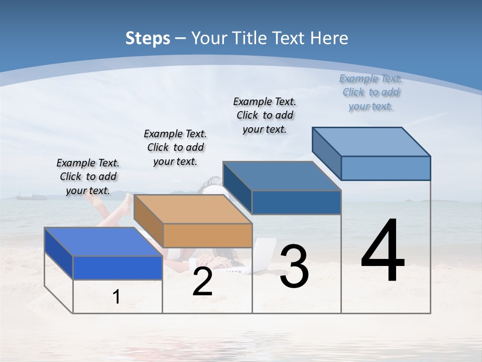 Summer Woman Beach PowerPoint Template