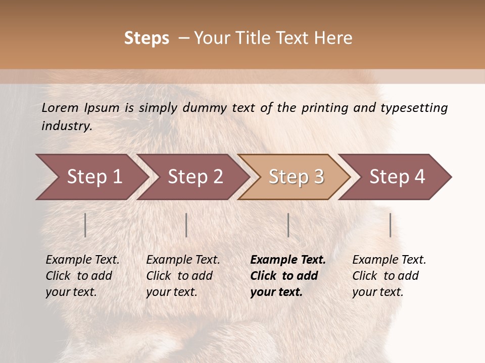 Beautiful Woman In Fur Coat PowerPoint Template