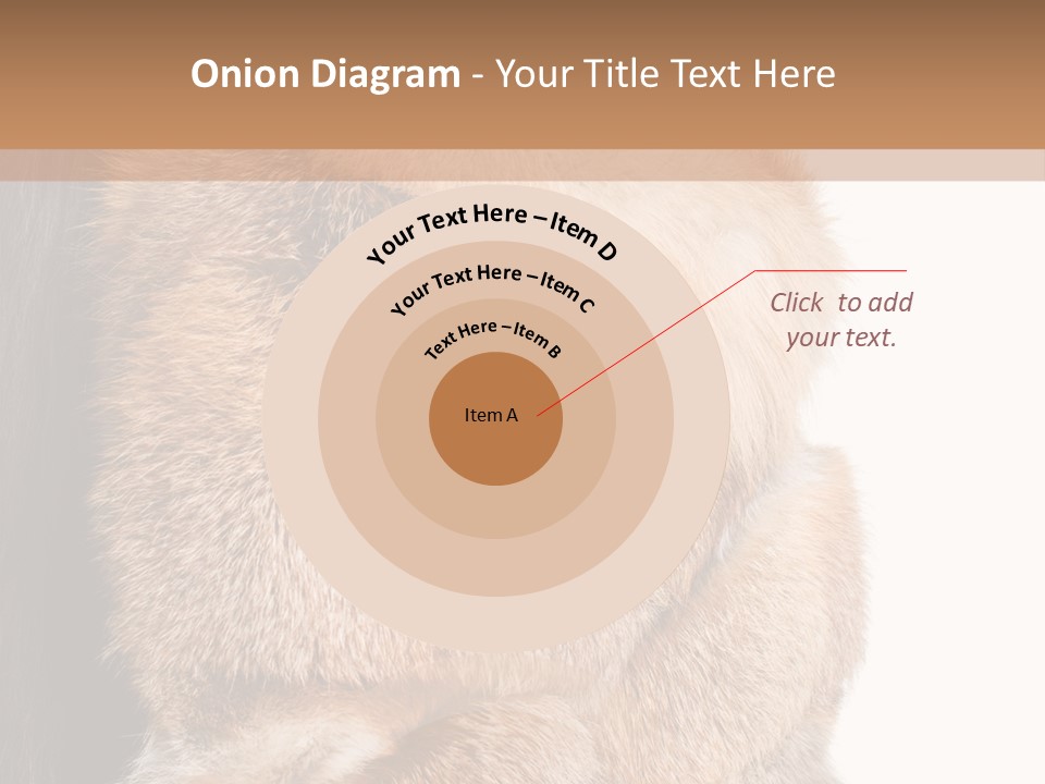 Beautiful Woman In Fur Coat PowerPoint Template