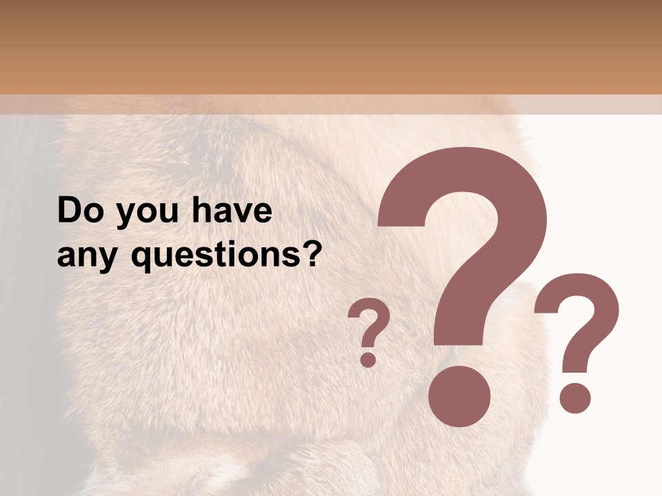 Beautiful Woman In Fur Coat PowerPoint Template